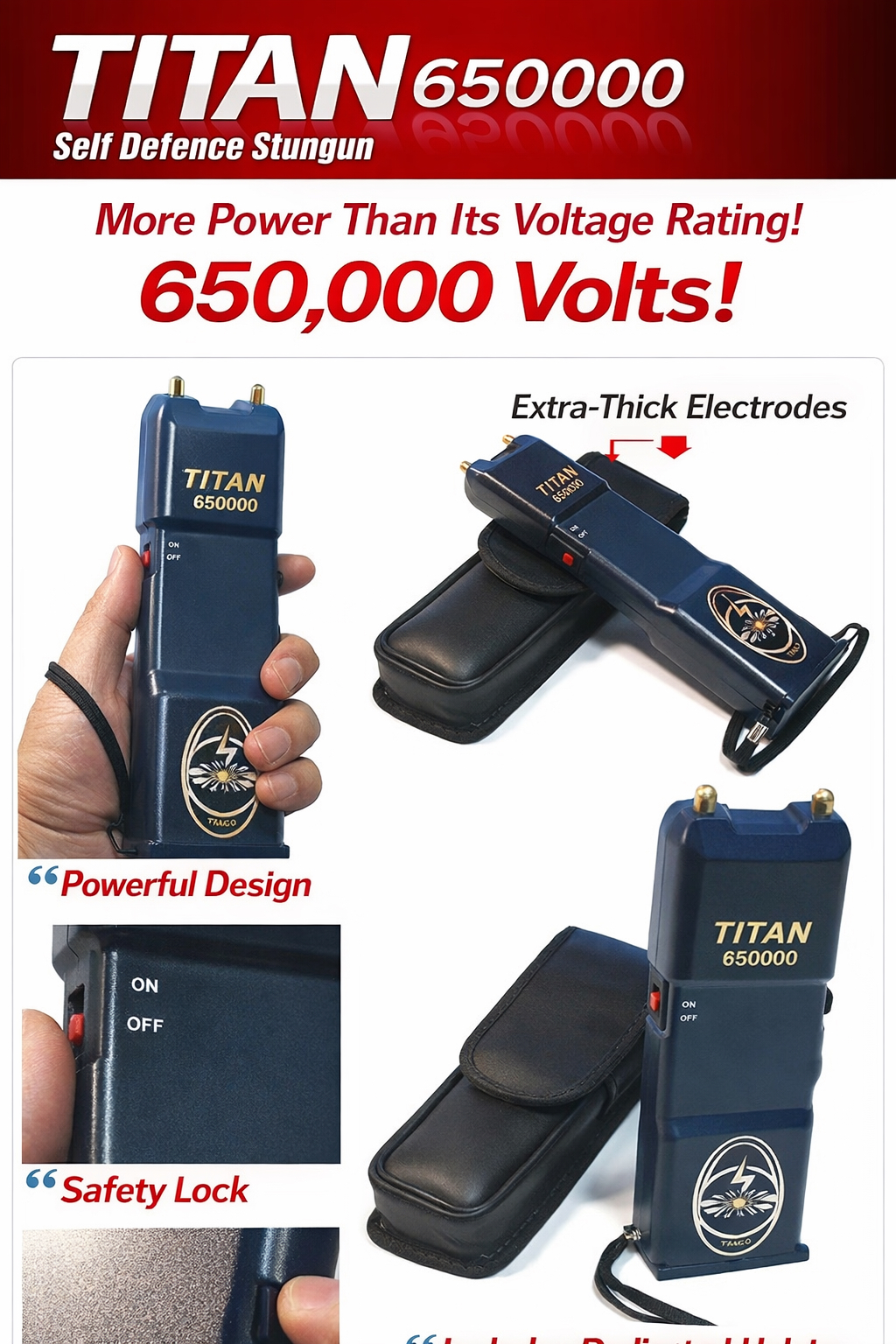 Stun Gun TITAN-650KV Titan-G300